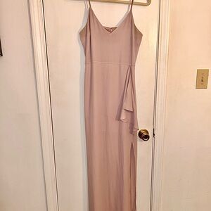 Express Soft Pink Maxi Dress
